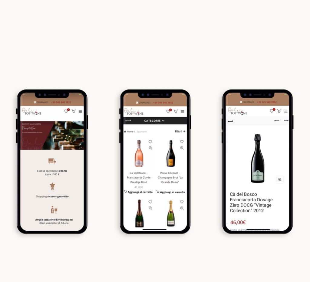 realizzazione sito ecommerce only top wine