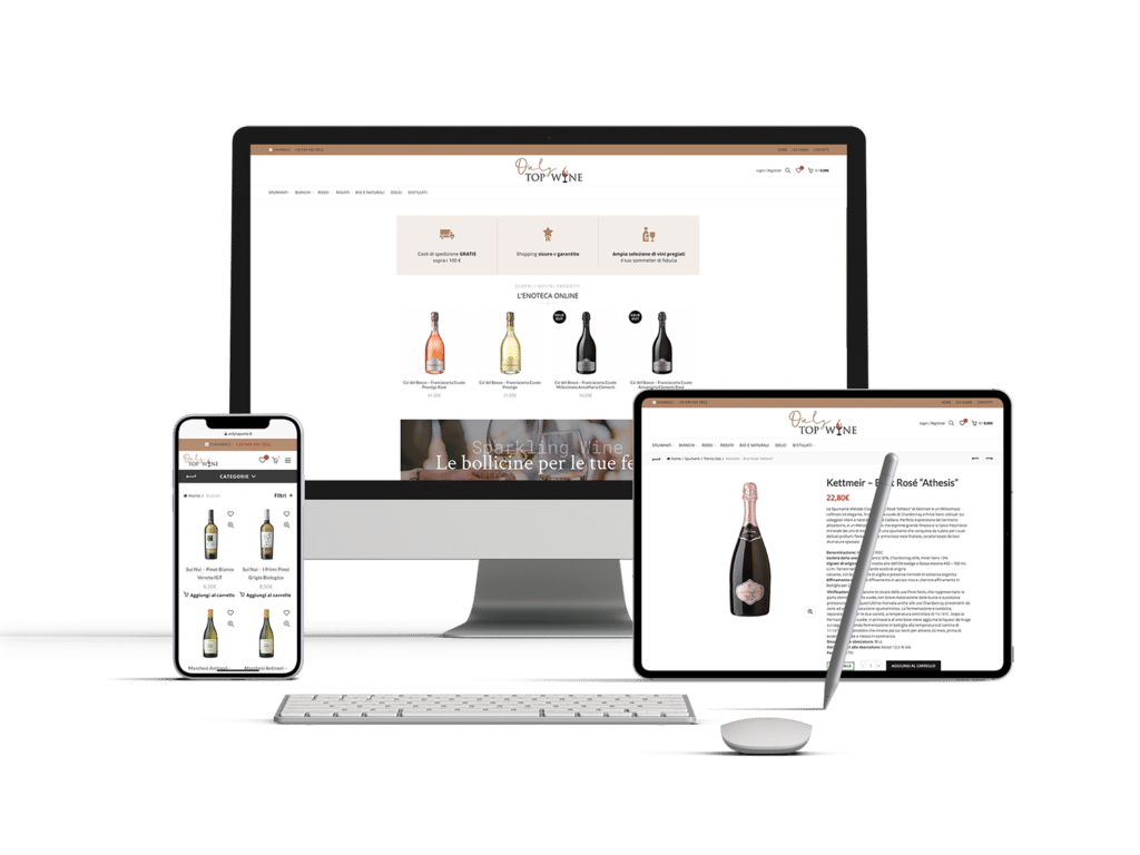 Only top wine - sito web responsive